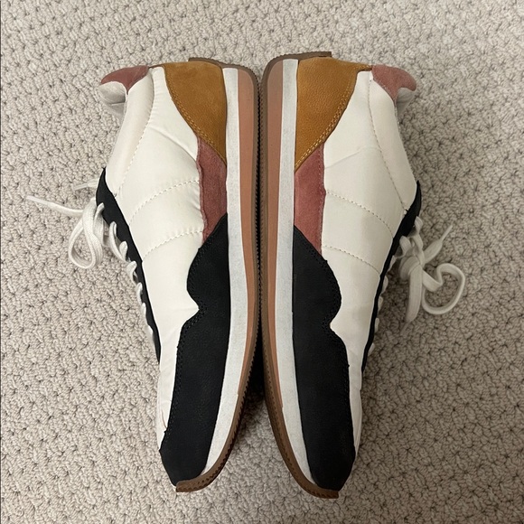 Madewell League Sneakers in washed nubuck and suede 9.5 - Picture 2 of 6